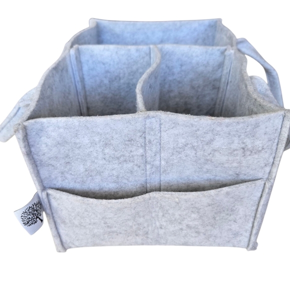 Gray Felt Tote Organizer - Picture 6 of 8